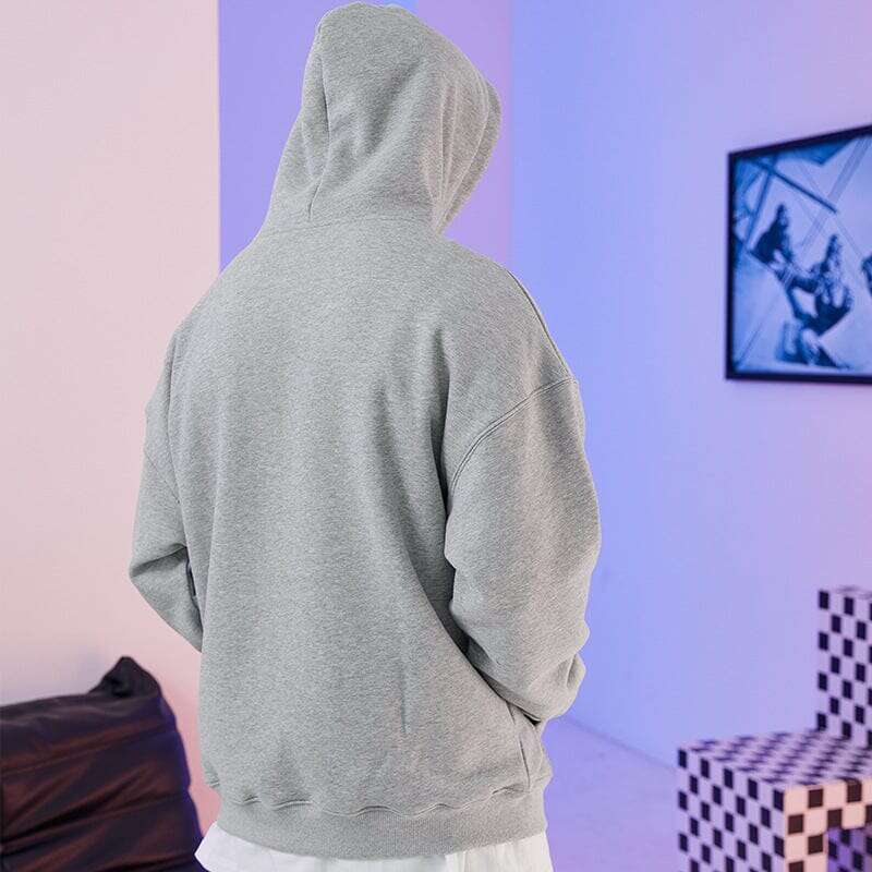 mah-test04:Record Store 01 Heavyweight Oversized Hoodie – Khaki
