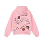 mah-test04:Youthful atmosphere, small dopamine print loose hooded sweatshirt